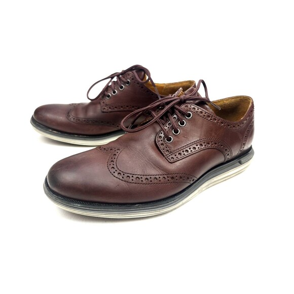 Cole Haan Original Grand Wing Oxford Lux Size 8.5 Mens British Tan Shoes